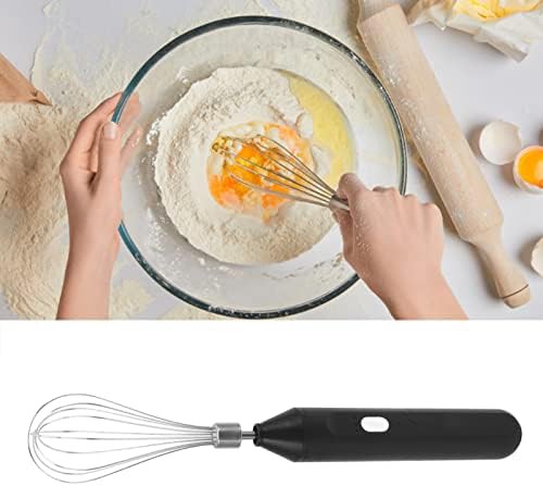 Black mini USB milk frother — photo 5