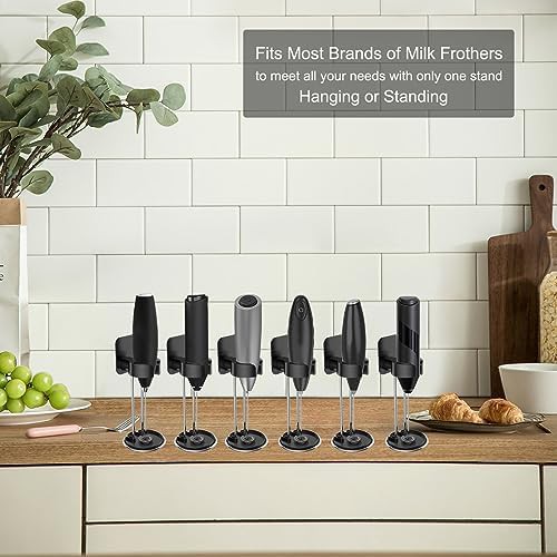 Handheld battery operated frother with stand — photo 4