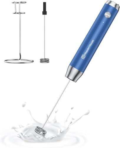 LunaFro Rechargeable Frother with Storage Stand