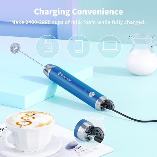 LunaFro Rechargeable Frother with Storage Stand — photo 3