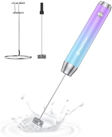LunaFro Dual Head Rechargeable Frother
