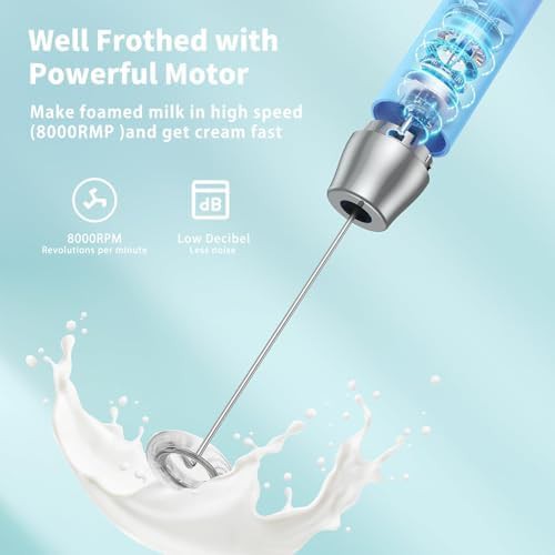 LunaFro Dual Head Rechargeable Frother — photo 4
