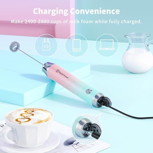 LunaFro Rechargeable Mixer with Dual Whisks — photo 3