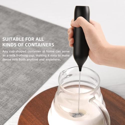 Mini Black Rechargeable Mixer with Stand — photo 5