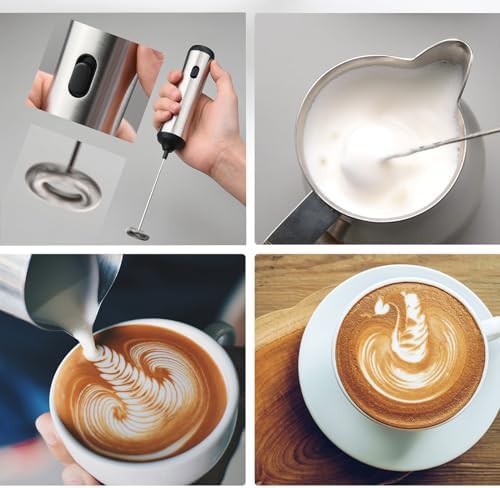 Rechargeable Handheld Frother Wand with Pitcher — photo 4