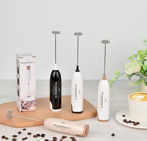 White Battery Operated Portable Whisk Mixer — photo 3