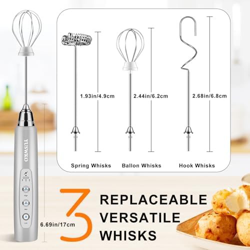 Compact USB rechargeable drink mixer wand — photo 4