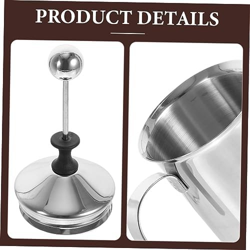 Manual double mesh stainless steel pitcher — photo 4