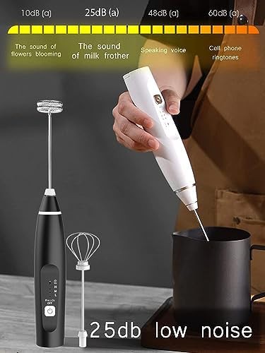 White three speed rechargeable handheld blender — photo 4