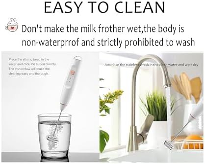 White three speed rechargeable handheld blender — photo 5