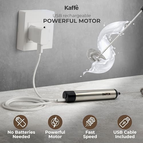 Micro USB rechargeable powerful motor frother — photo 5