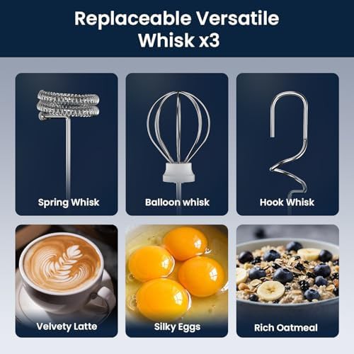 Portable electric whisk milk frother — photo 5