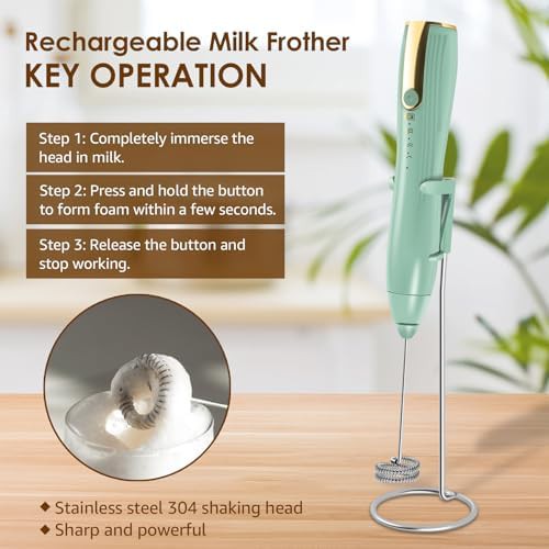 Rechargeable Handheld Foam Maker with Stand — photo 3