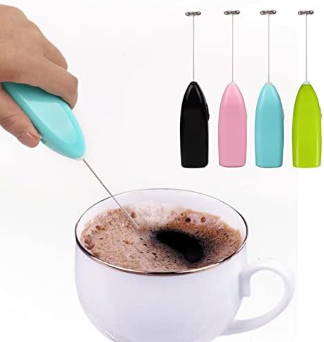 Green mini handheld electric egg beater — photo 3