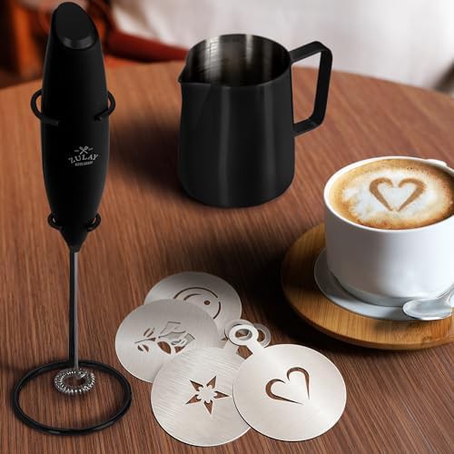 Executive black frother set with pitcher — photo 4