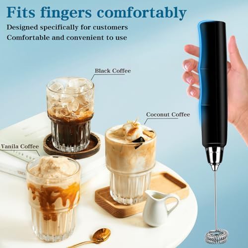 Rechargeable three speed coffee mixer wand — photo 4