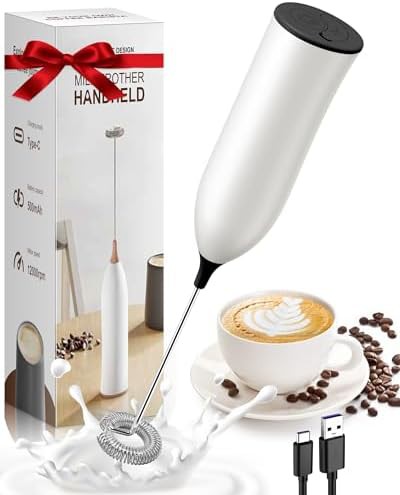 High speed rechargeable frother wand