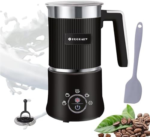Huogary black detachable milk frother