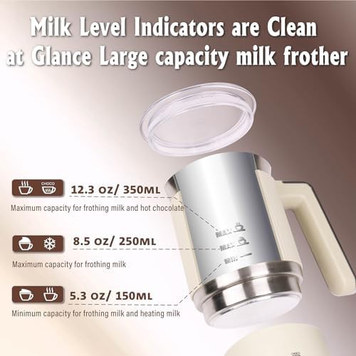Huogary black detachable milk frother — photo 5