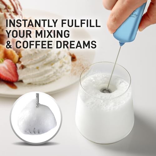 Pocket size mini frother wand for lattes — photo 3