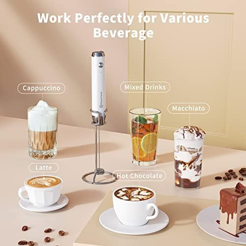 Rechargeable Handheld Frother with Three Whisks — photo 4