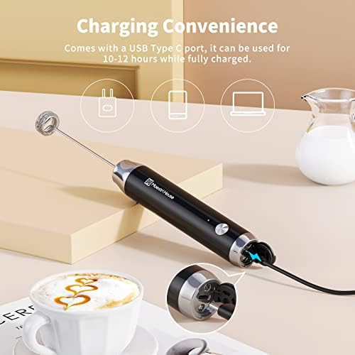 Triple Head Rechargeable Frother with Stand — photo 3