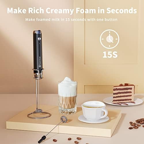 Triple Head Rechargeable Frother with Stand — photo 5