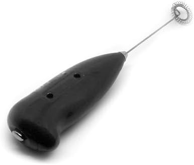 Black handheld foam maker for lattes — photo 5