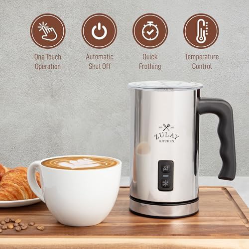Aero silver automatic milk frother and steamer — photo 4