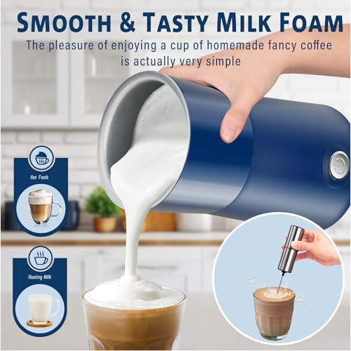 Huogary blue steamer milk frother — photo 5