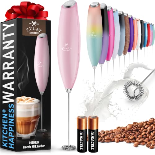 Zulay Powerful Milk Frother for Coffee with Upgraded Titanium Motor