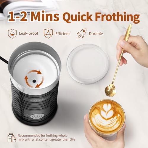 Zhuogao electric milk frother steamer 350ml — photo 5