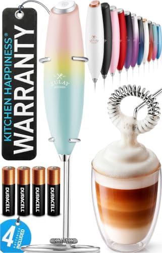 Cupcake pink handheld frother with z1 motor