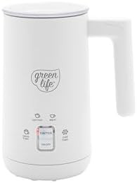 Greenlife white ceramic electric milk frother