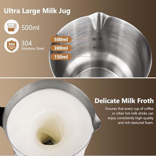 Detachable Automatic Milk Steamer with Knob Control — photo 5