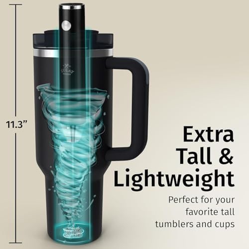 Lux whisk waterproof rechargeable black drink mixer — photo 5