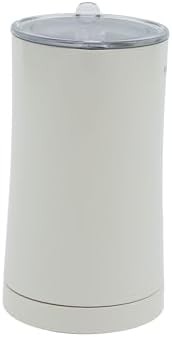 White automatic milk frother with touch screen — photo 4