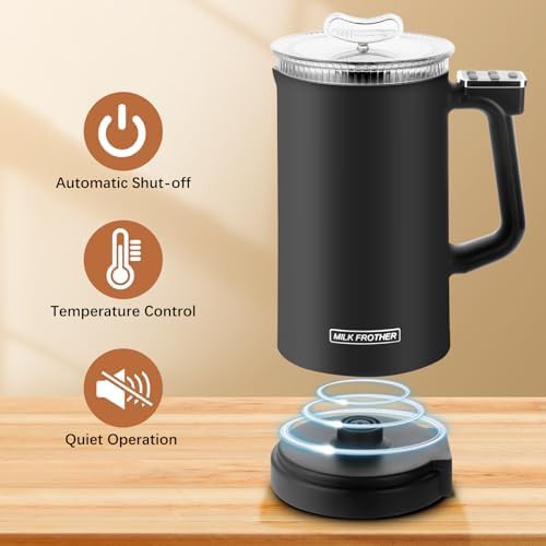 Silent Black Electric Steamer and Frother — photo 5