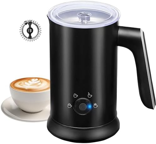 Black four in one automatic milk steamer