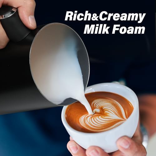 Black four in one automatic milk steamer — photo 3