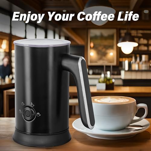 Black four in one automatic milk steamer — photo 5