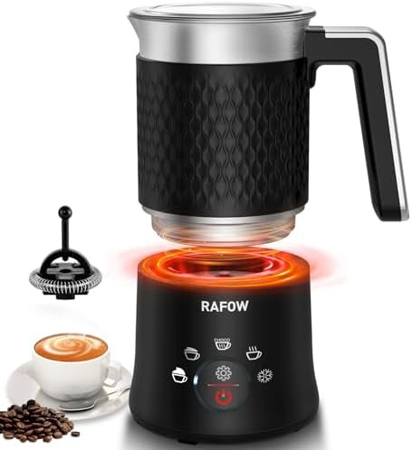 Silent automatic milk warmer and foamer 350ml