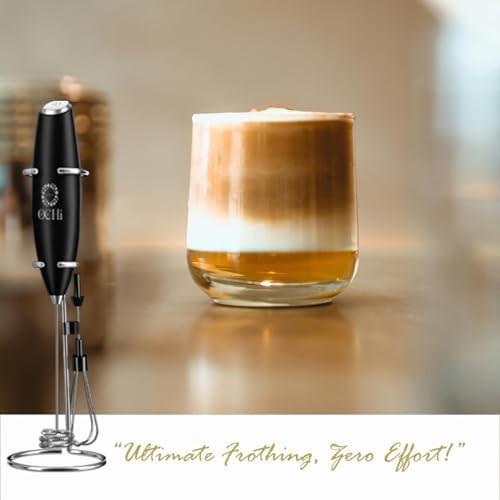 Powerful Black Handheld Drink Mixer and Whisk — photo 5