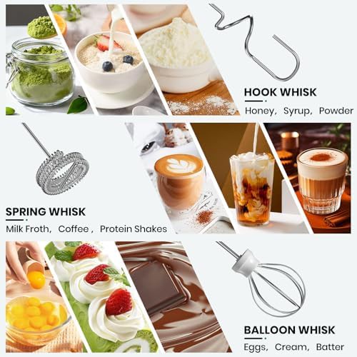Black wireless handheld milk frother — photo 3