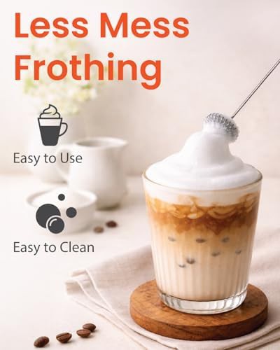 High speed black electric frother wand — photo 4