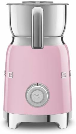 Retro Style Pink Induction Milk Frother — photo 3