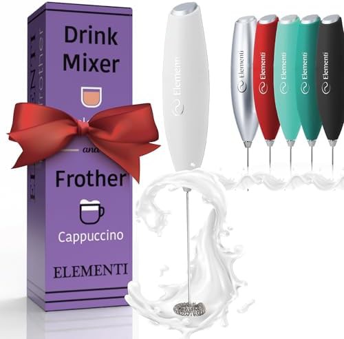 Battery operated white protein powder mixer