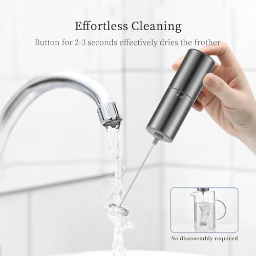Gunmetal High Speed Stainless Steel Frother — photo 4