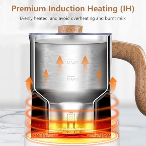 Split Stainless Steel Automatic Milk Steamer — photo 3