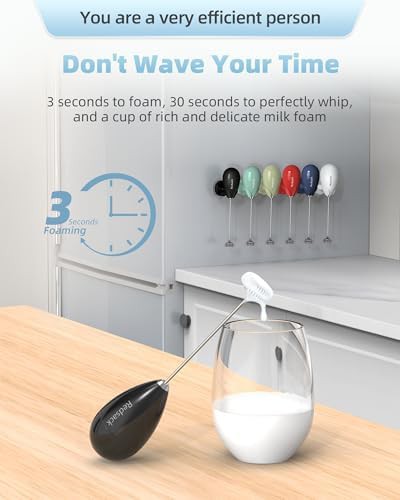 Black Travel Frother with Case and Stand — photo 4